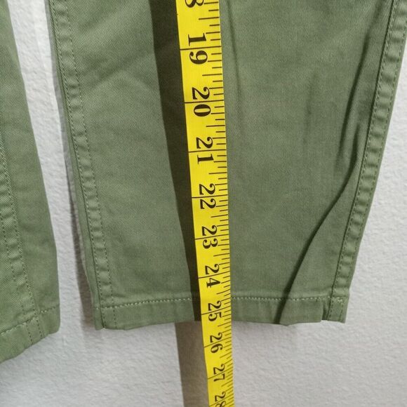 J.Crew Vintage Slim Straight Stretch Chino Green Pant Item AB648 Size 28 - Picture 10 of 10